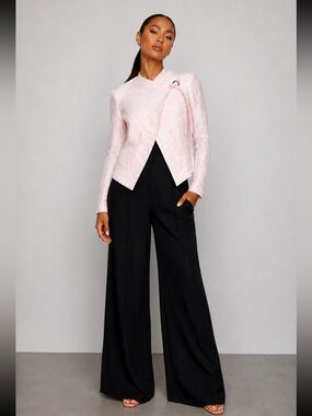 $250 NWT Authentic Emporio Armani Blazer in pastel pink SZ 8 (42IT)